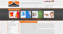 Desktop Screenshot of europakgroup.com